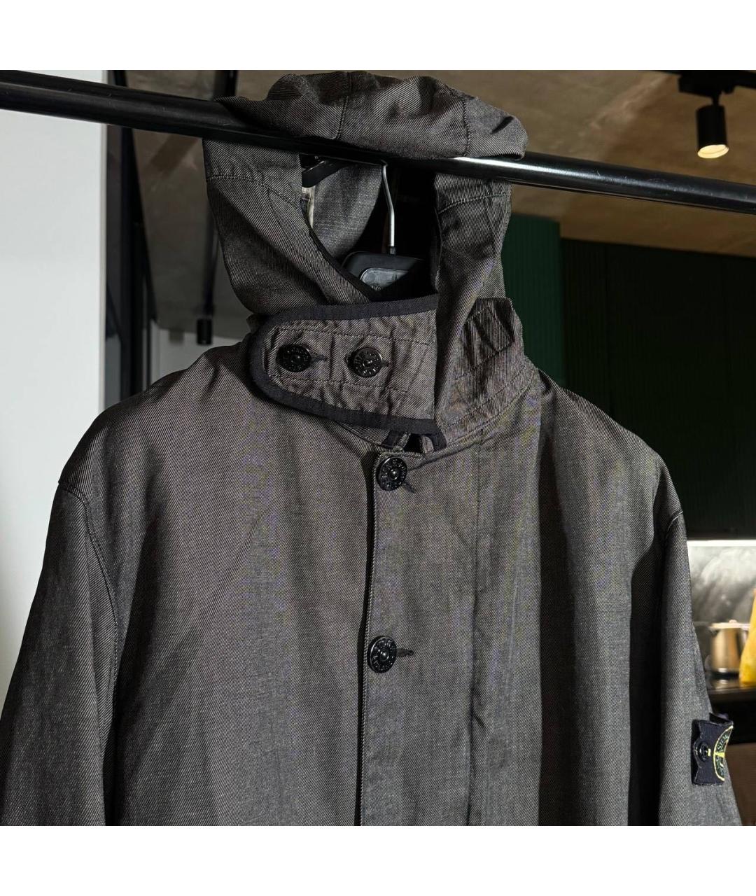 STONE ISLAND Антрацитовая куртка, фото 3