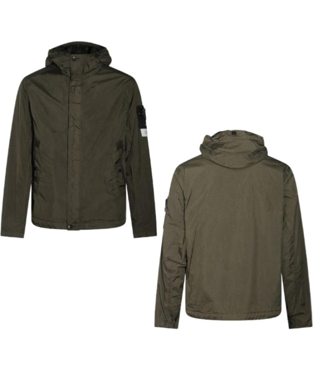 STONE ISLAND Зеленая куртка, фото 4