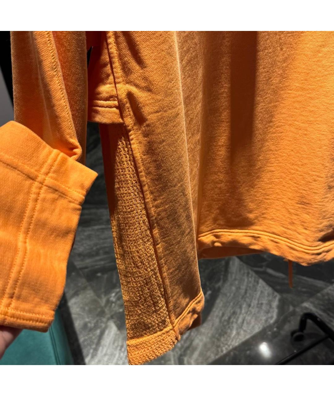 STONE ISLAND Оранжевый хлопковый джемпер / свитер, фото 5