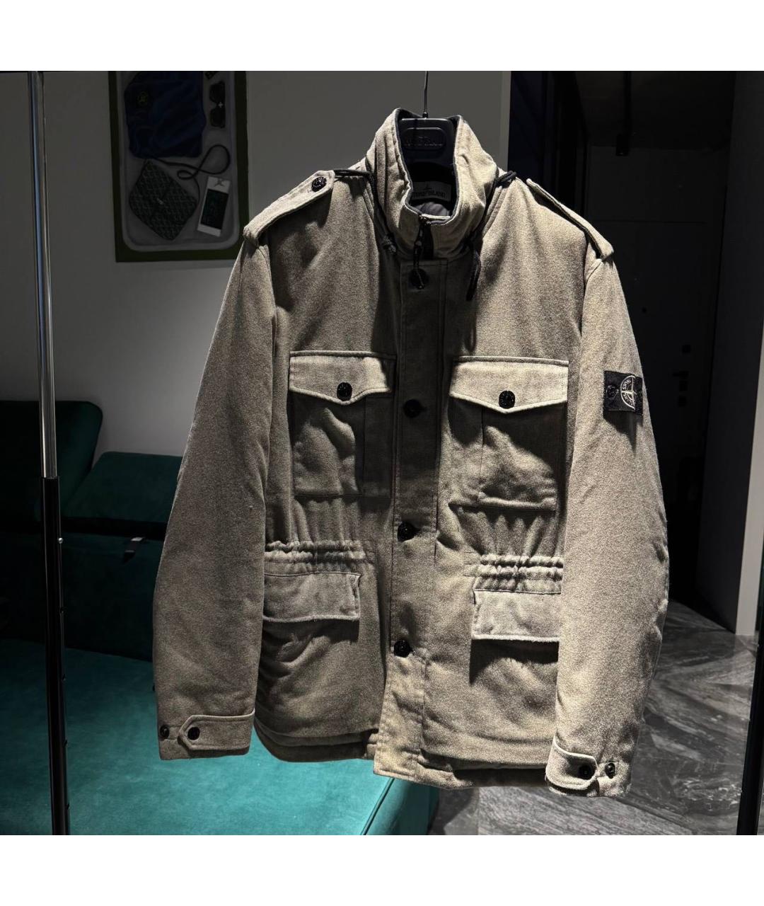 STONE ISLAND Серая куртка, фото 5