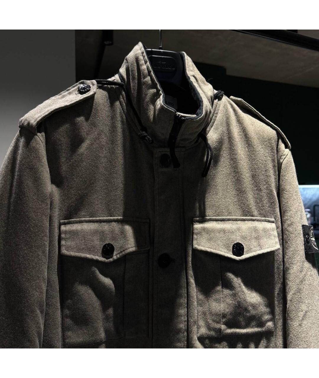 STONE ISLAND Серая куртка, фото 3