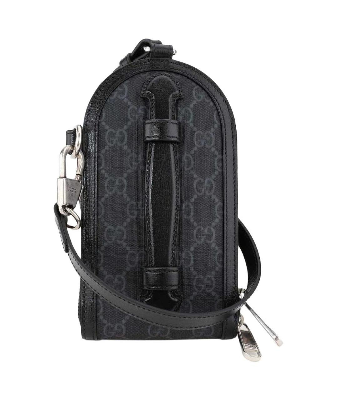 GUCCI Черная канва сумка через плечо, фото 3