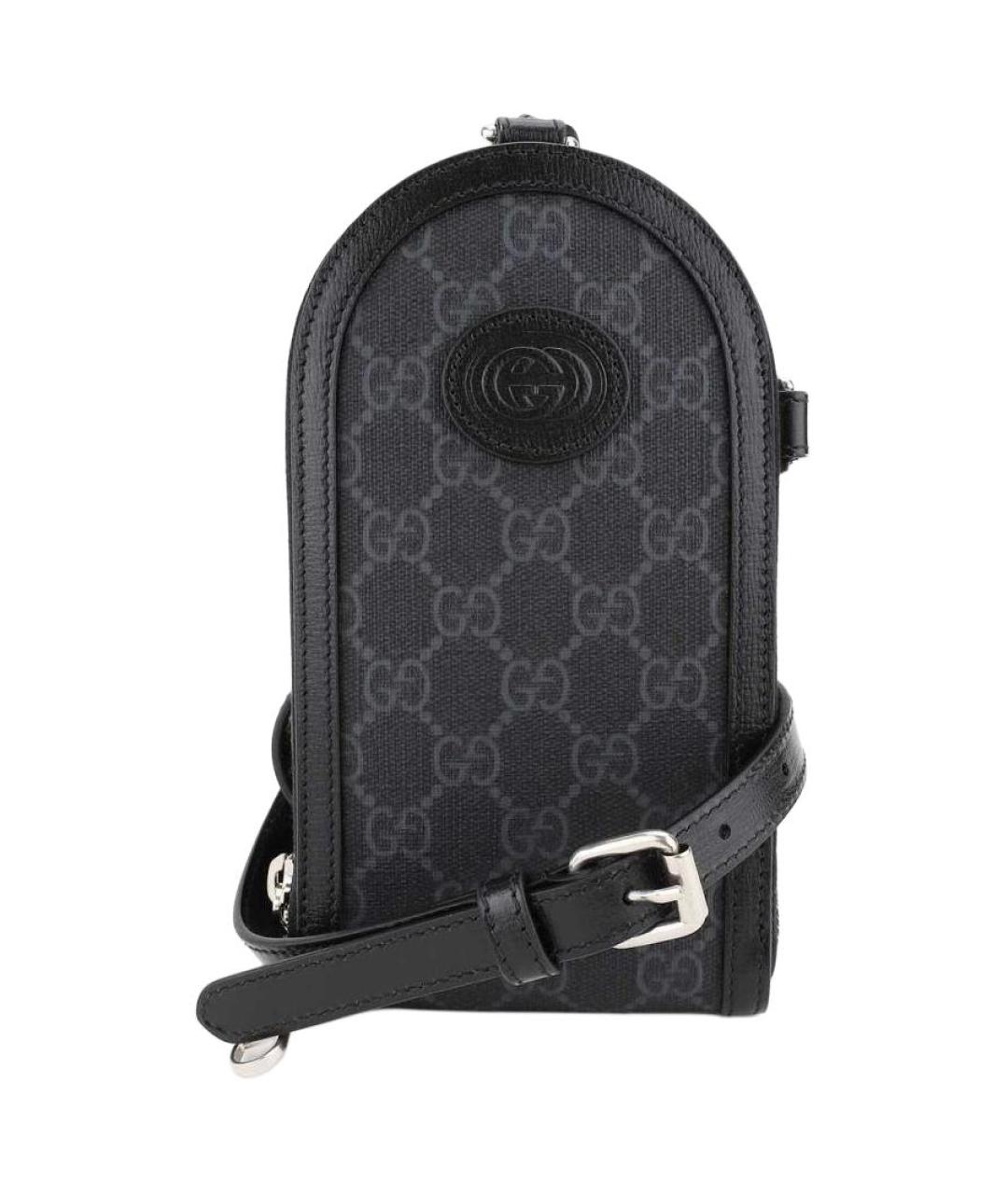 GUCCI Черная канва сумка через плечо, фото 1