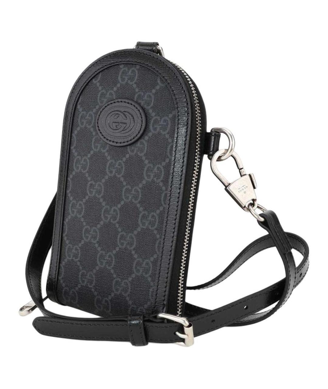 GUCCI Черная канва сумка через плечо, фото 2