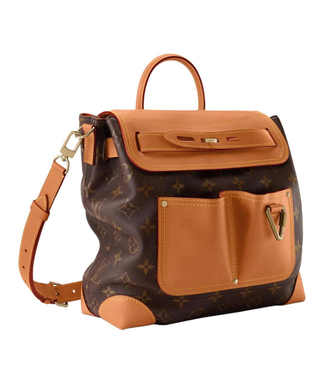 LOUIS VUITTON Коричневый рюкзак, фото 2