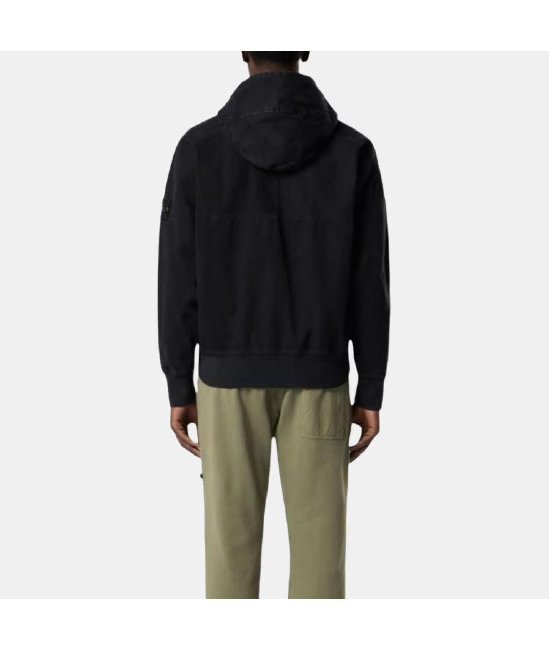 STONE ISLAND Черная куртка, фото 4