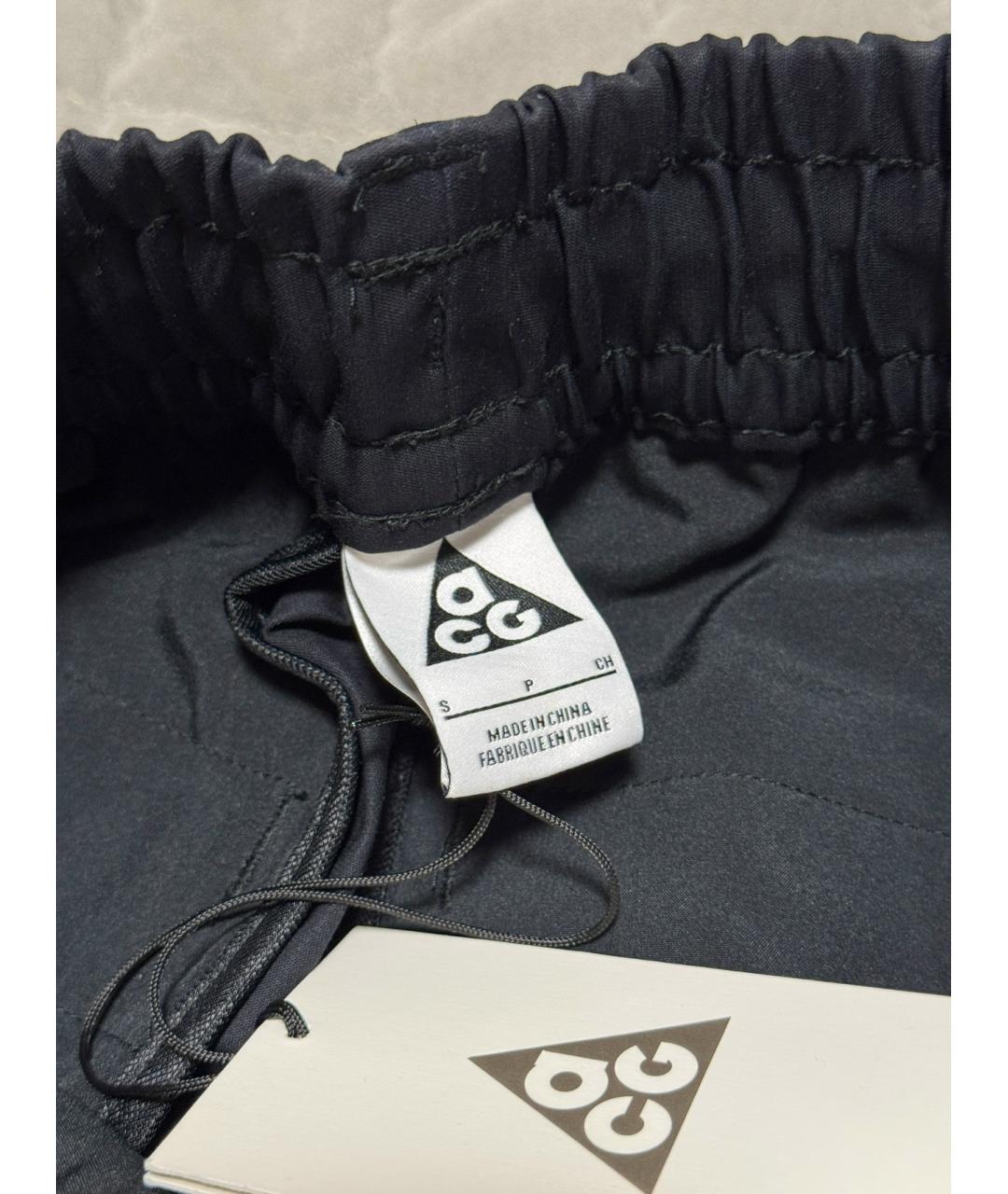 NIKE ACG Черные хлопковые шорты, фото 4