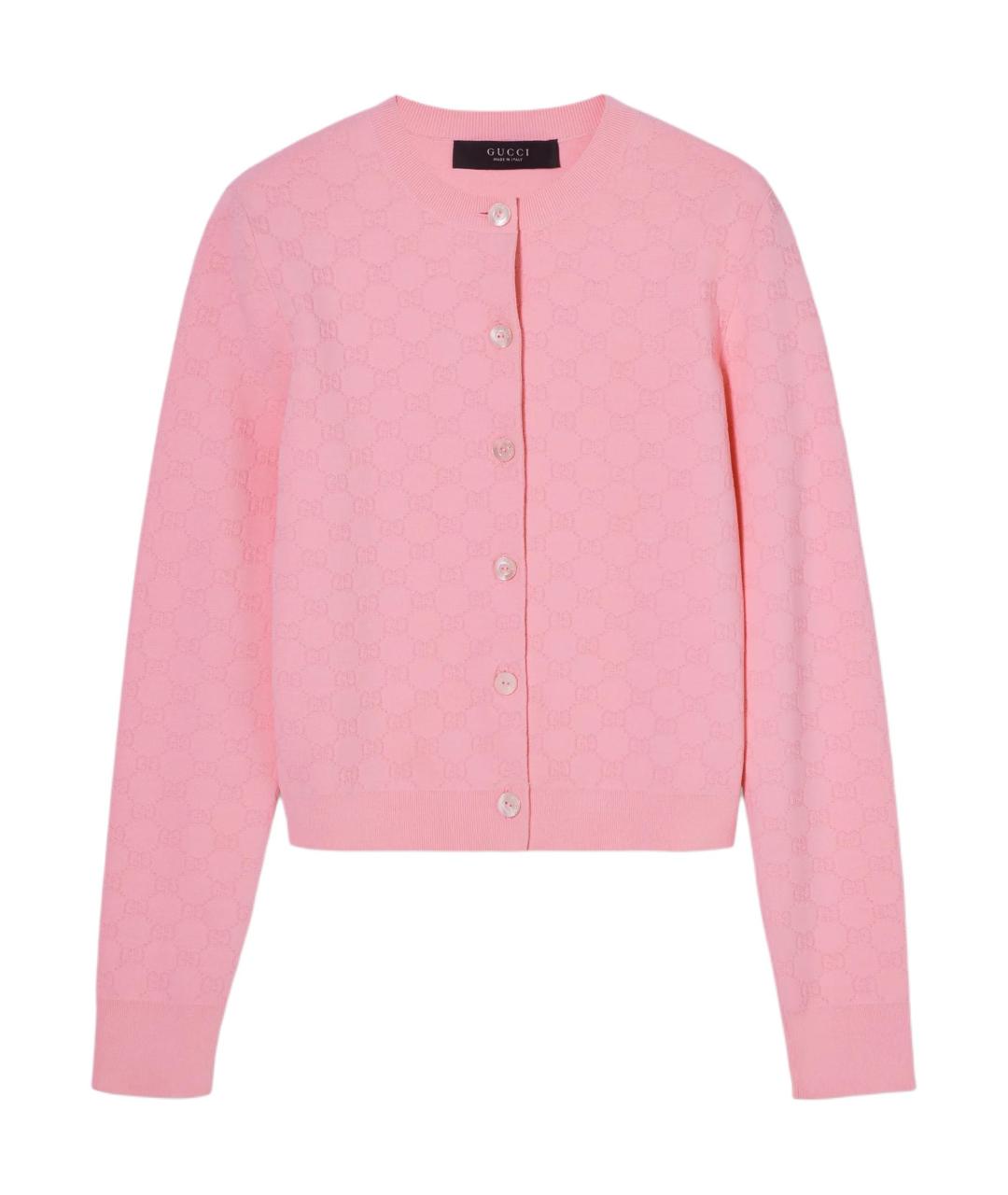 GUCCI Розовый кардиган, фото 1