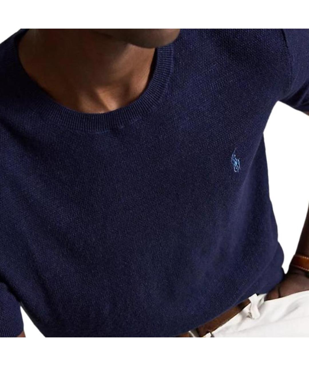POLO RALPH LAUREN Темно-синий джемпер / свитер, фото 2