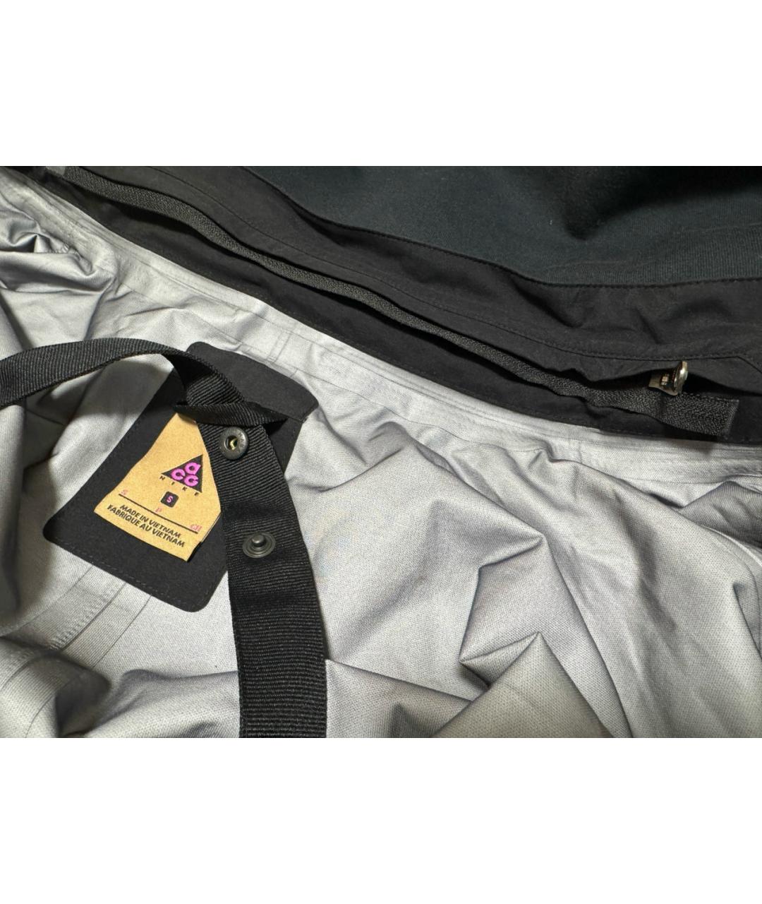 NIKE ACG Черный полиэстеровый тренч / плащ, фото 6