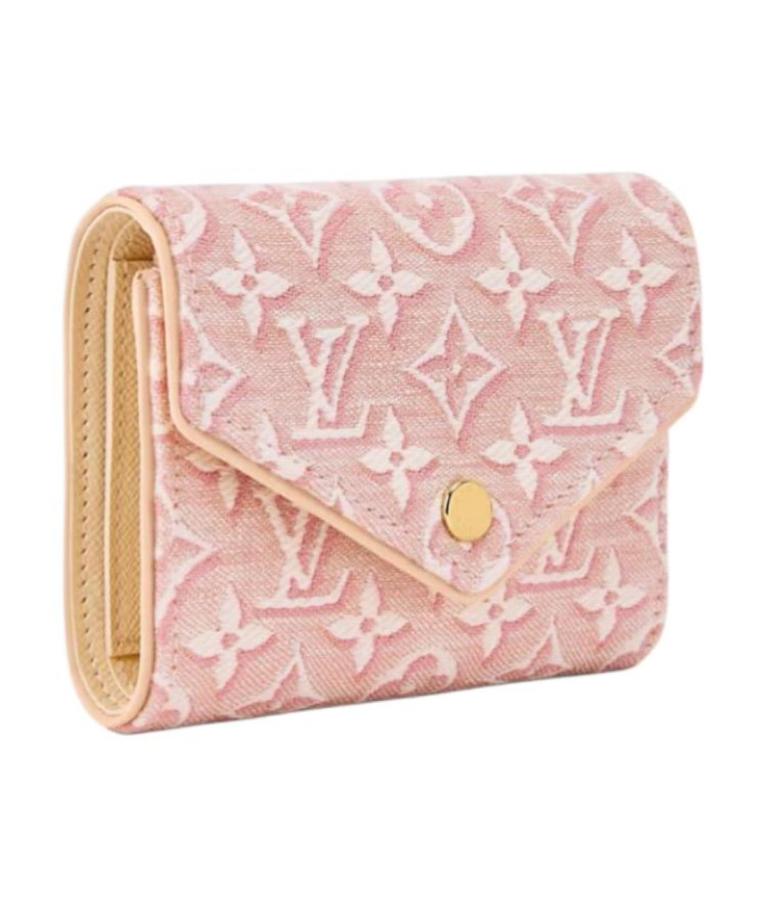 LOUIS VUITTON Розовый кошелек, фото 2