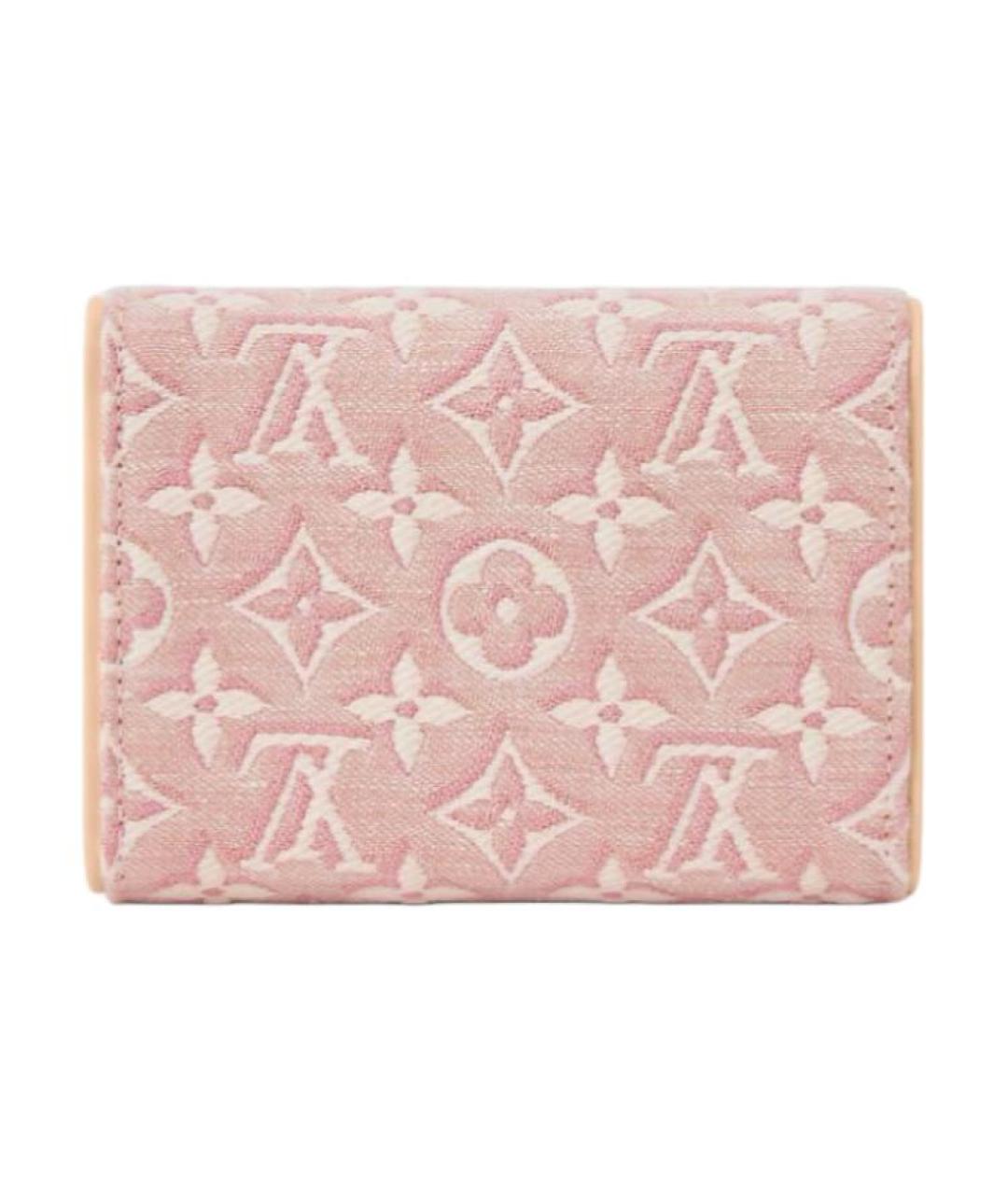 LOUIS VUITTON Розовый кошелек, фото 3