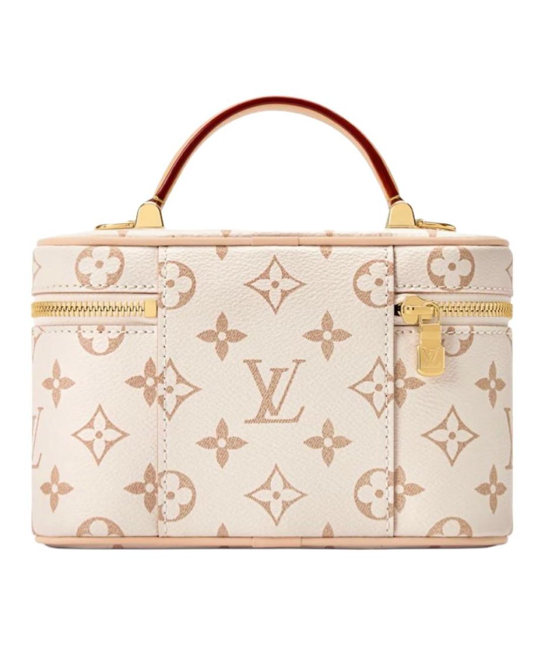 LOUIS VUITTON Бежевая косметичка, фото 3