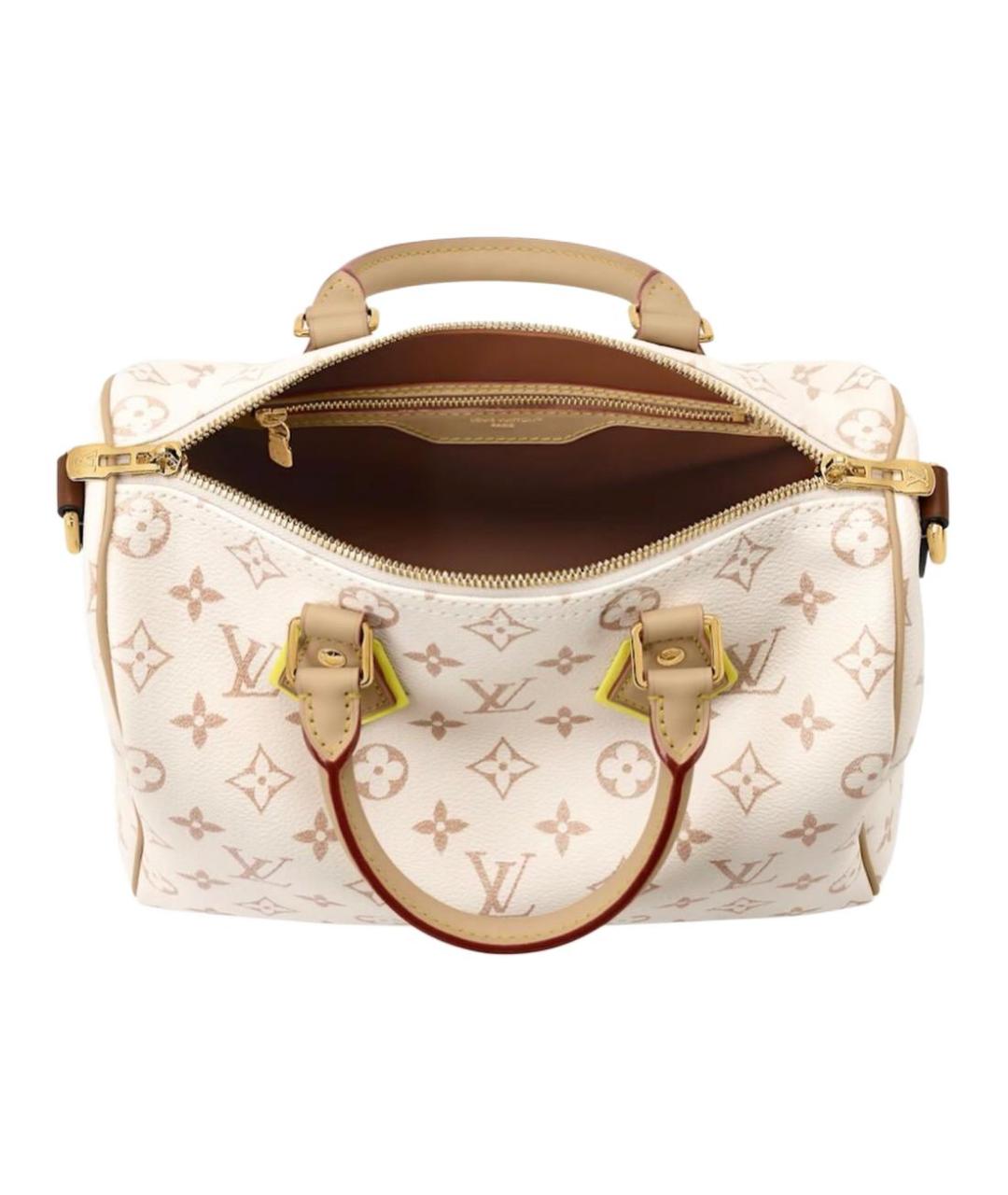 LOUIS VUITTON Белая канва сумка через плечо, фото 4
