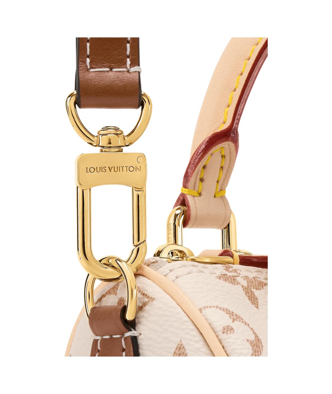 LOUIS VUITTON Бежевая сумка через плечо, фото 4