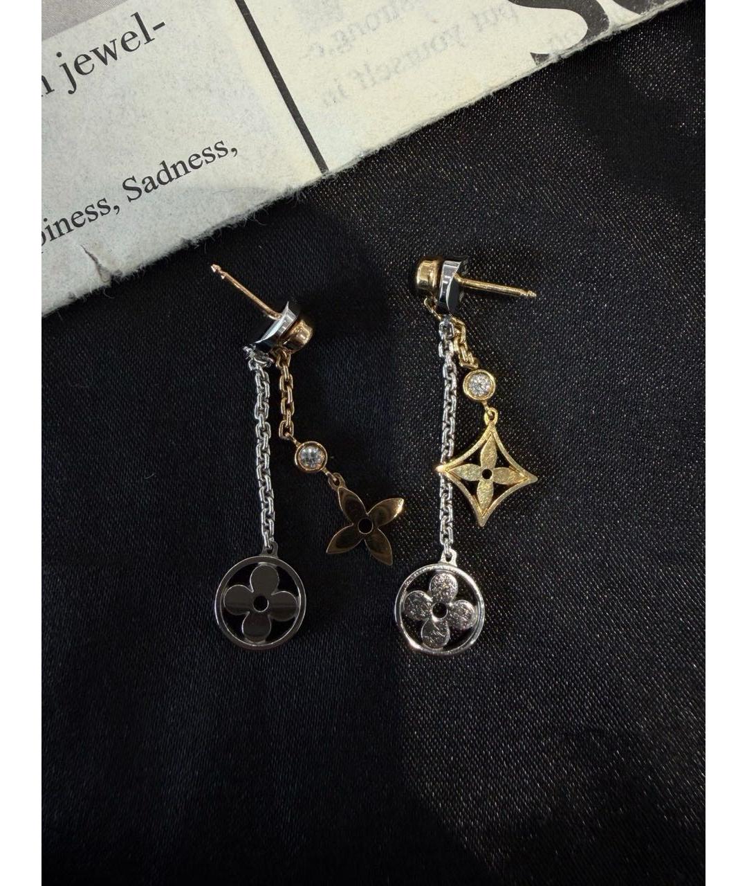 LOUIS VUITTON Серебряные серьги из белого золота, фото 5