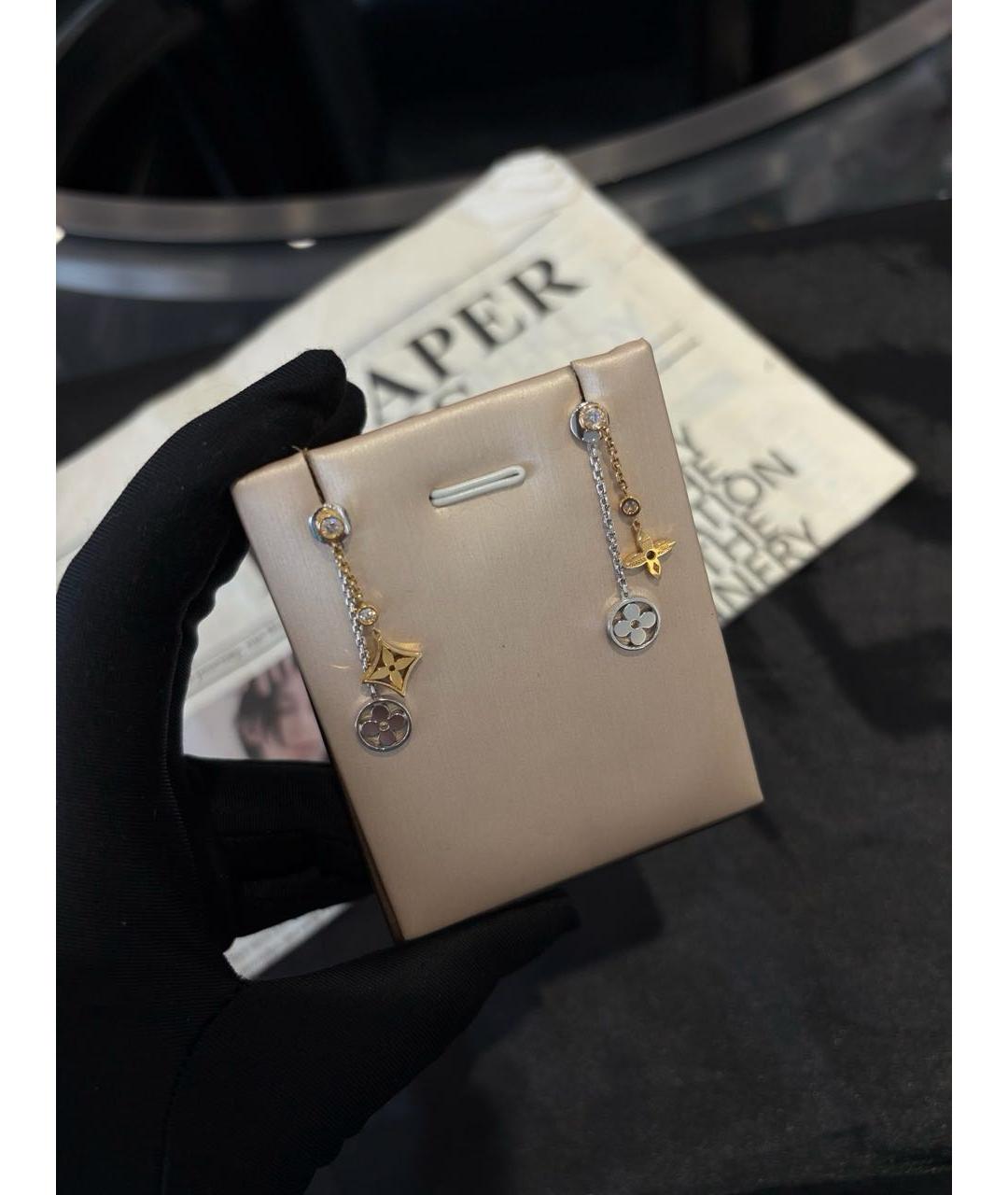 LOUIS VUITTON Серебряные серьги из белого золота, фото 6