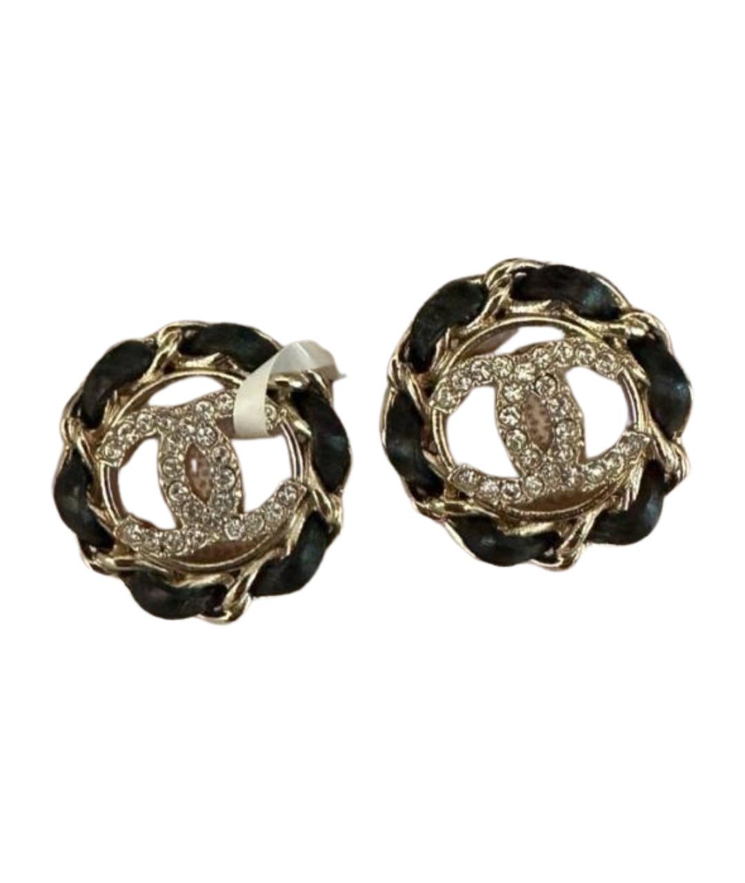 CHANEL Золотые серьги, фото 1