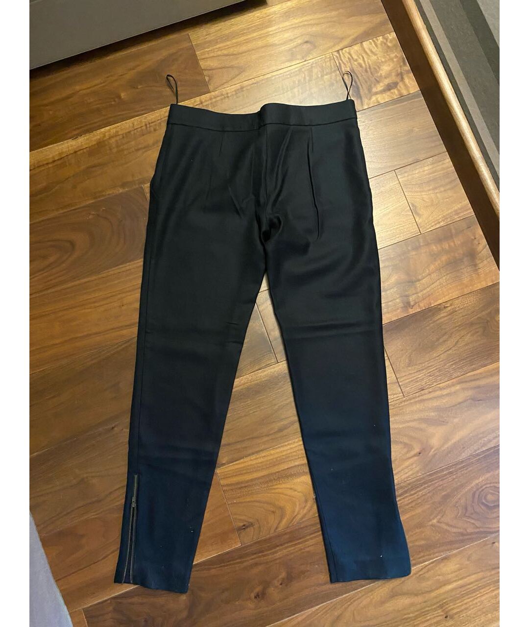 STELLA MCCARTNEY Черные шерстяные брюки узкие, фото 2
