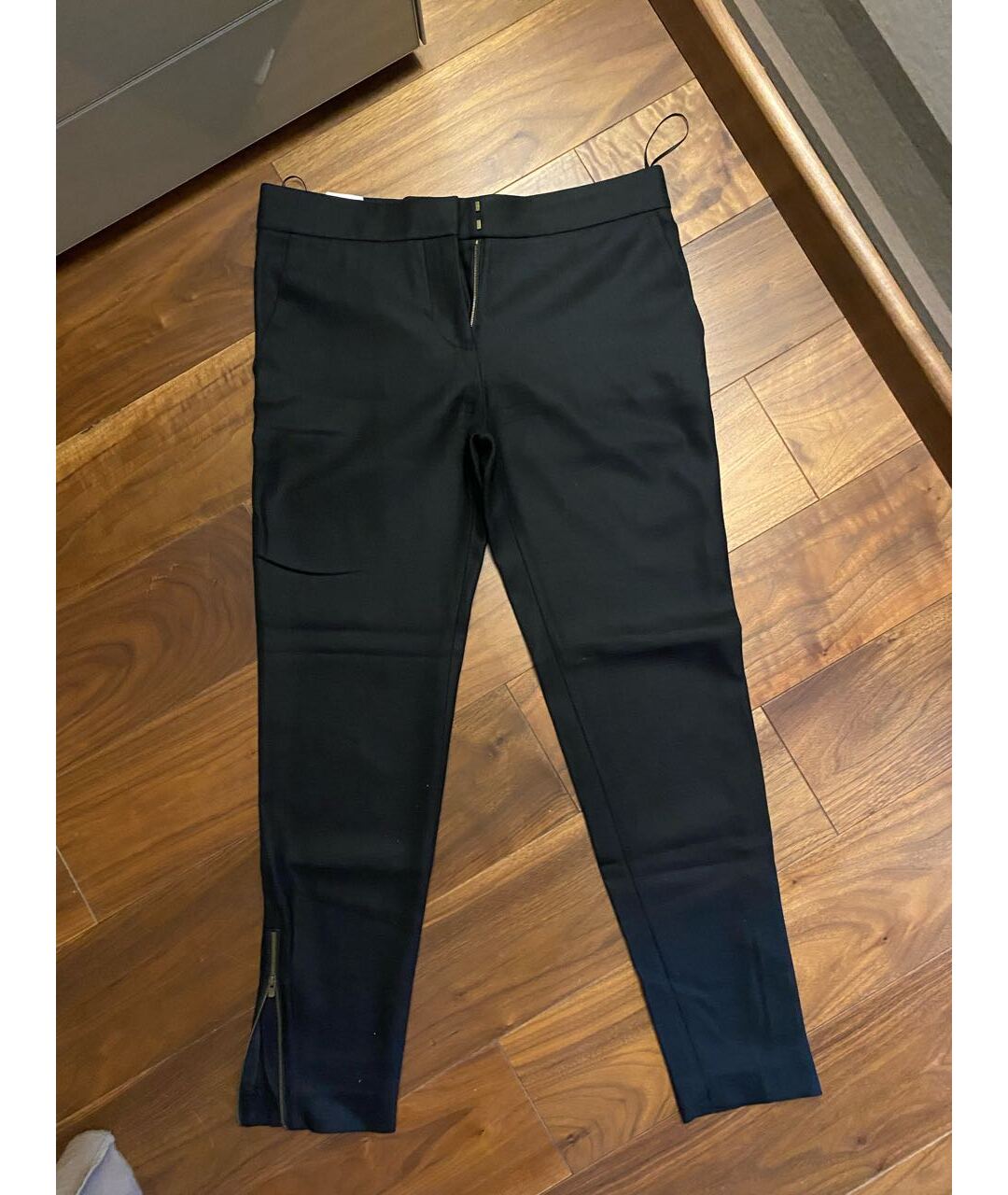 STELLA MCCARTNEY Черные шерстяные брюки узкие, фото 5