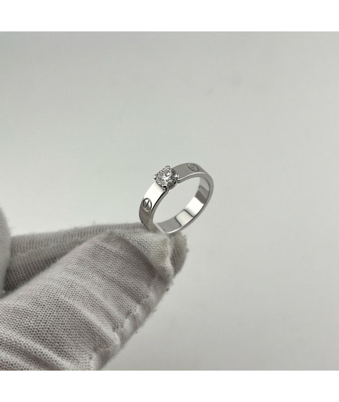 CARTIER Серебряное кольцо из белого золота, фото 6
