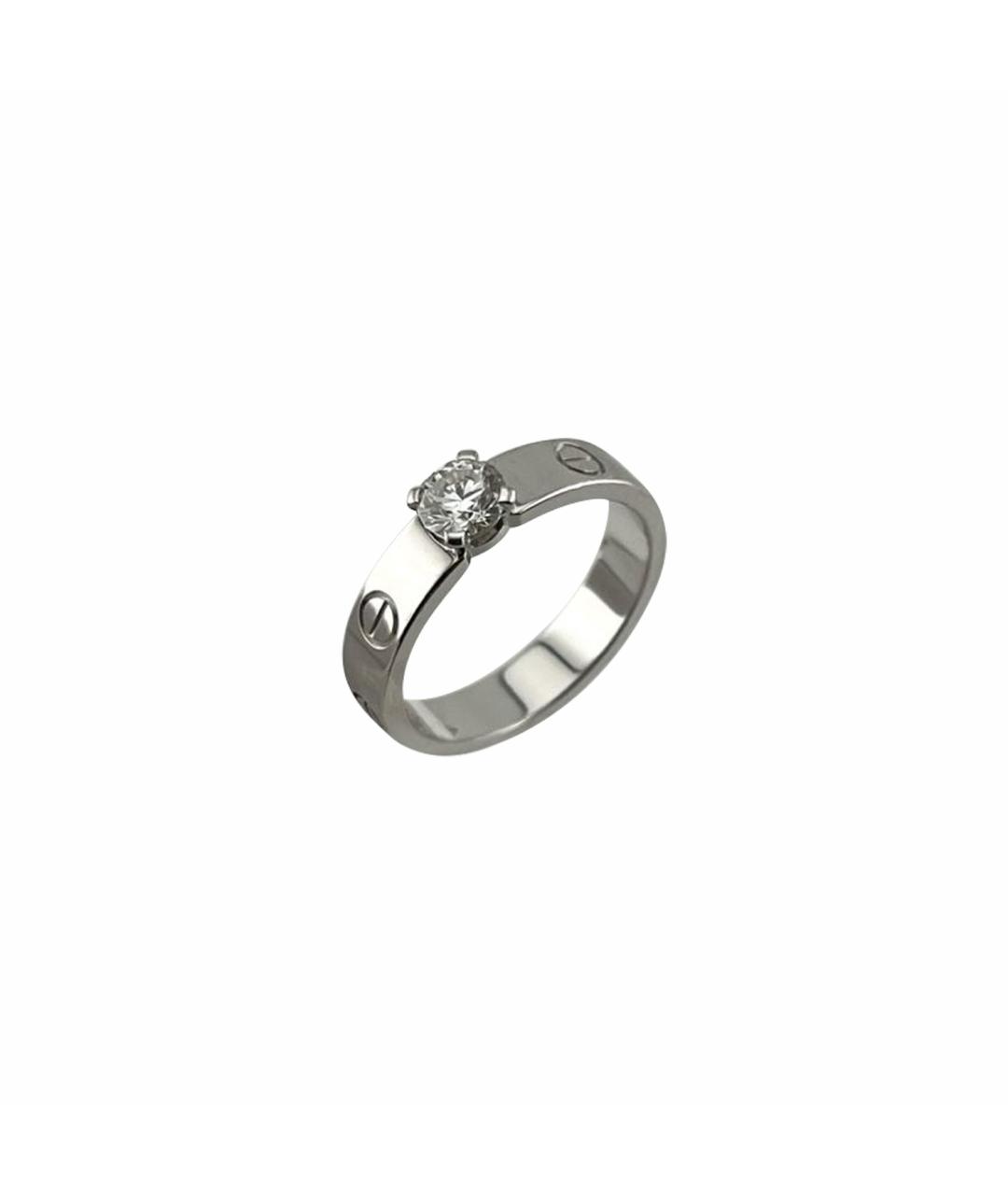 CARTIER Серебряное кольцо из белого золота, фото 1