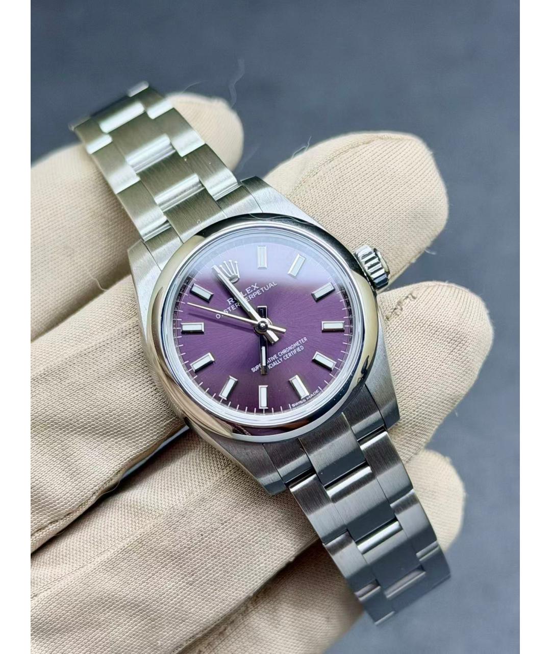 ROLEX Серебряные часы, фото 2