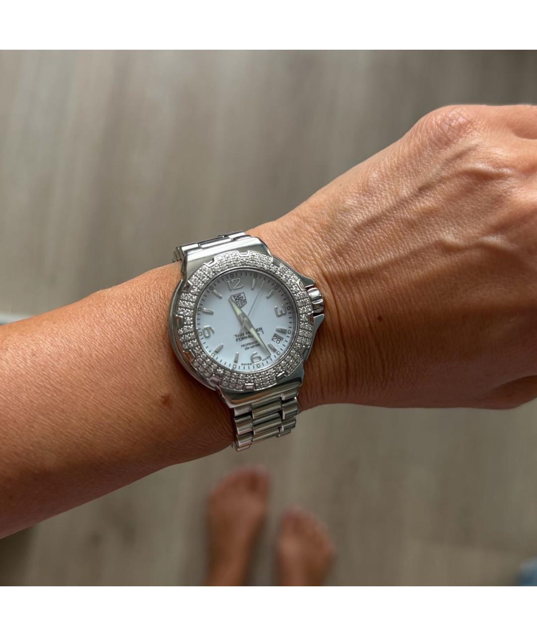 TAG HEUER Серебряные часы, фото 6