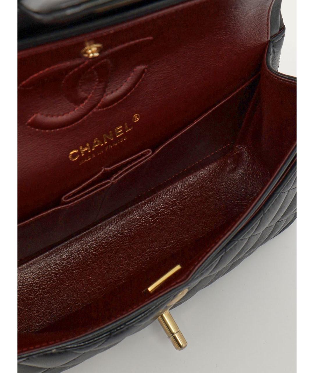 CHANEL Черная кожаная сумка через плечо, фото 4