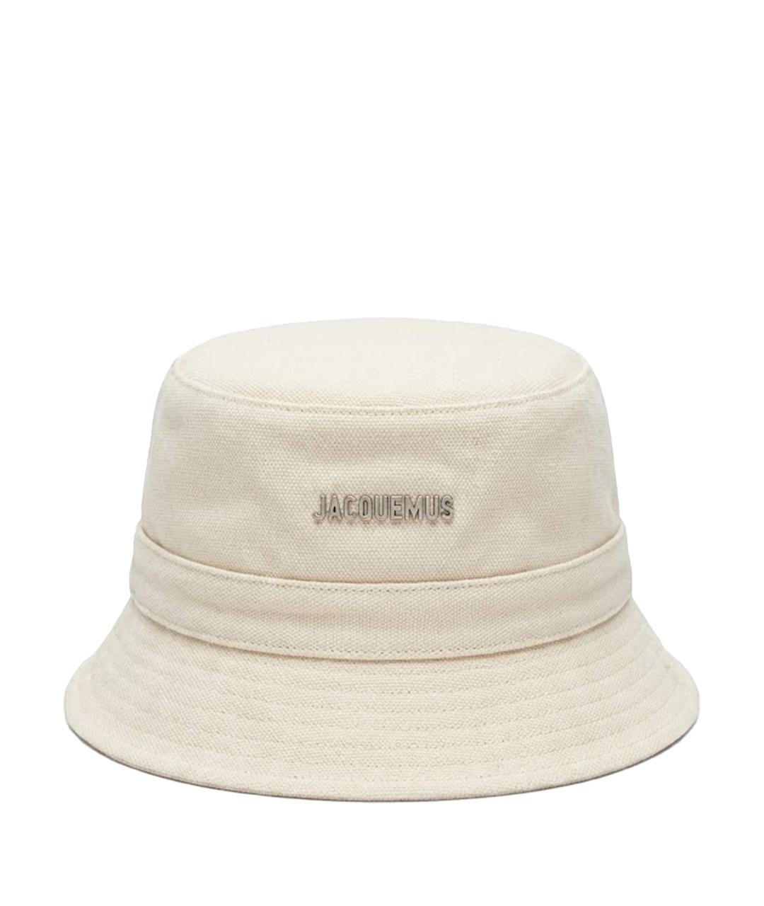 JACQUEMUS Белая хлопковая панама, фото 1