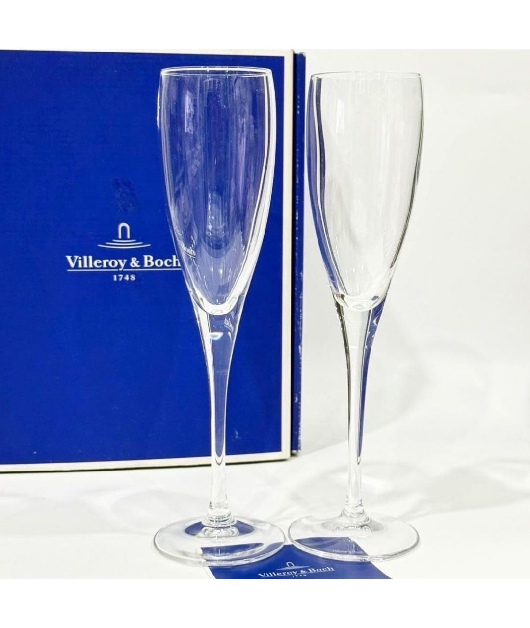 Villeroy&Boch Прозрачный хрустальный фужер для шампанского, фото 5