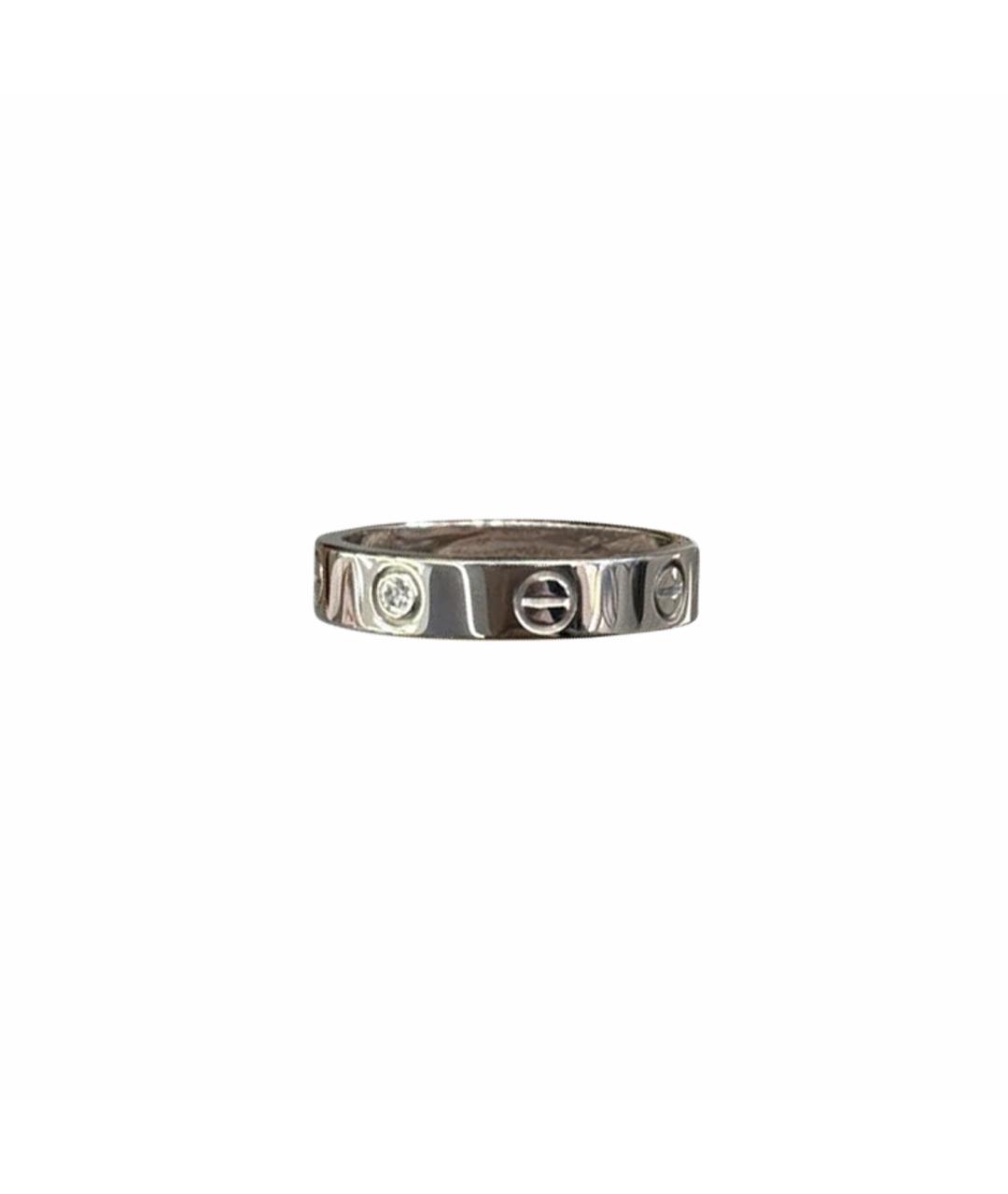 CARTIER Серебряное кольцо из белого золота, фото 1
