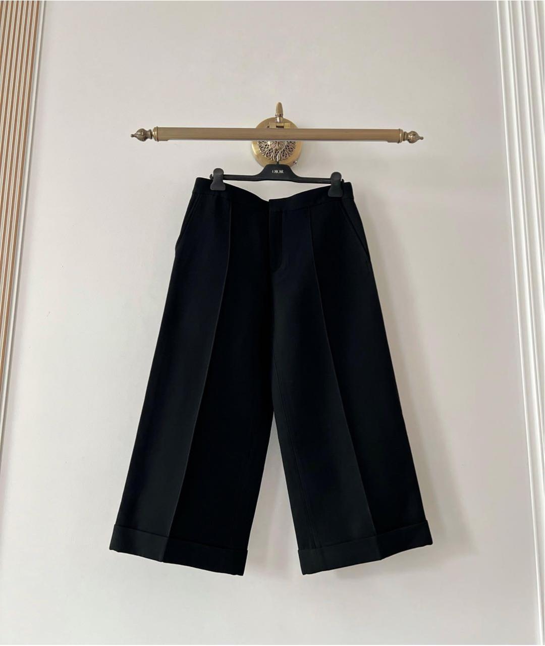CHRISTIAN DIOR Черные брюки широкие, фото 8
