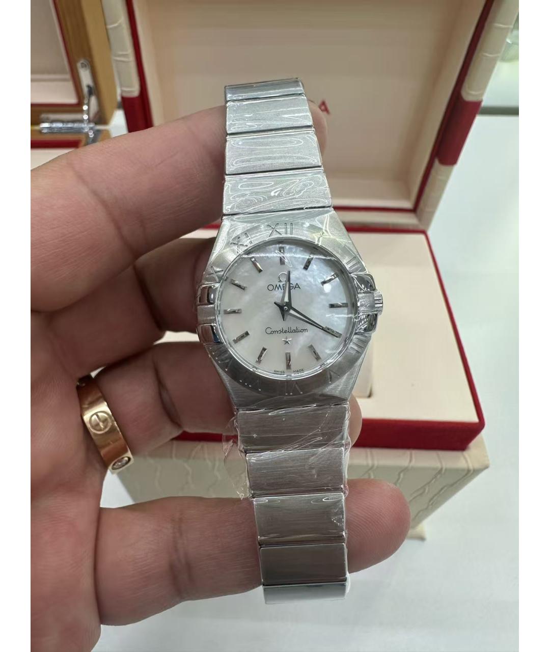 OMEGA Серебряные часы, фото 2