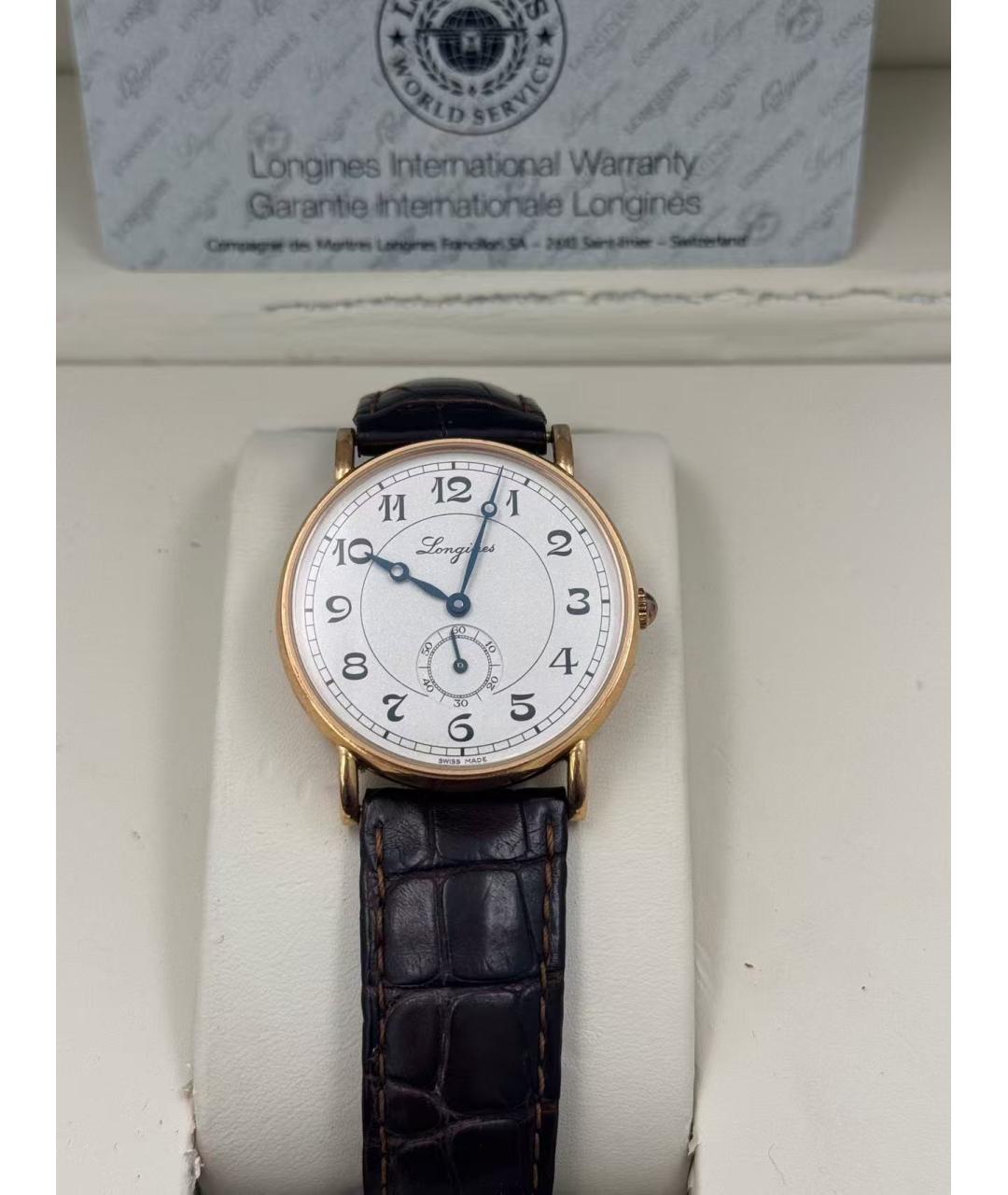 LONGINES Золотые часы, фото 4