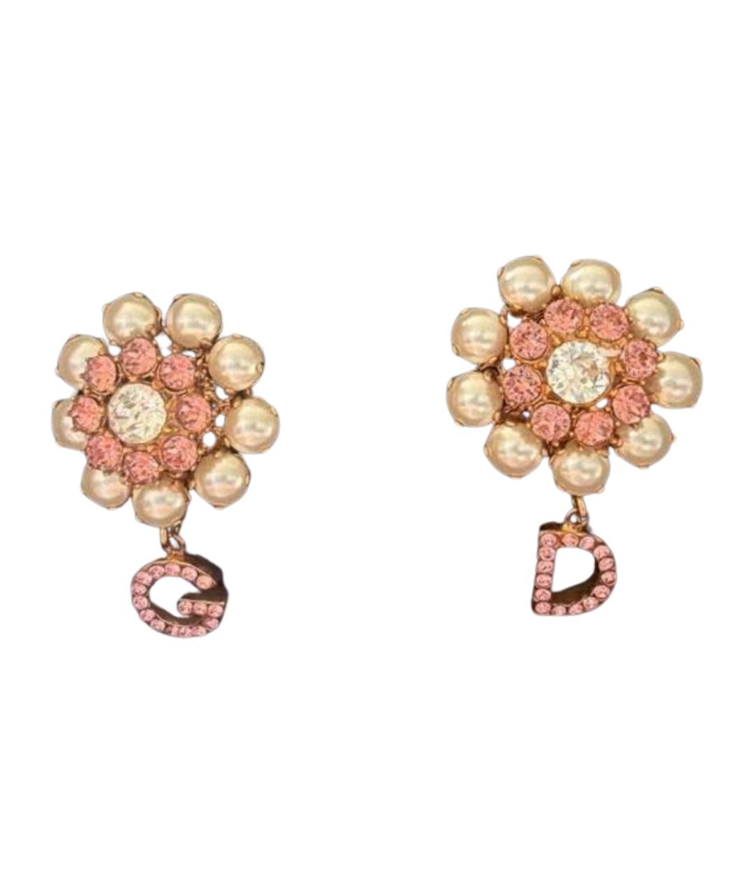 DOLCE&GABBANA Розовые клипсы, фото 1
