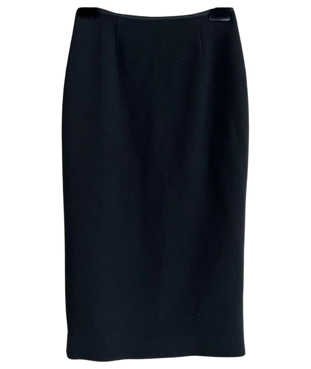 CHRISTIAN DIOR Черная юбка миди, фото 1
