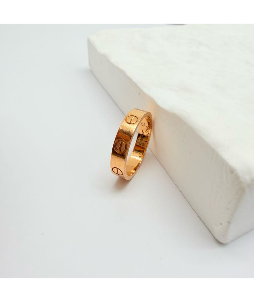 CARTIER Золотое кольцо из розового золота, фото 3