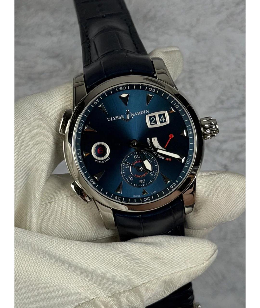 Ulysse Nardin Синие металлические часы, фото 2