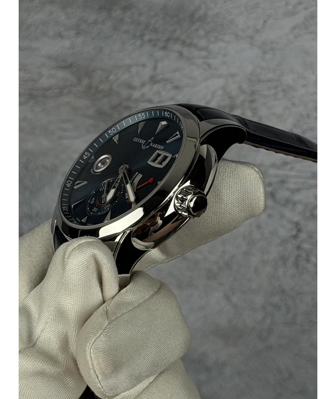 Ulysse Nardin Синие металлические часы, фото 3