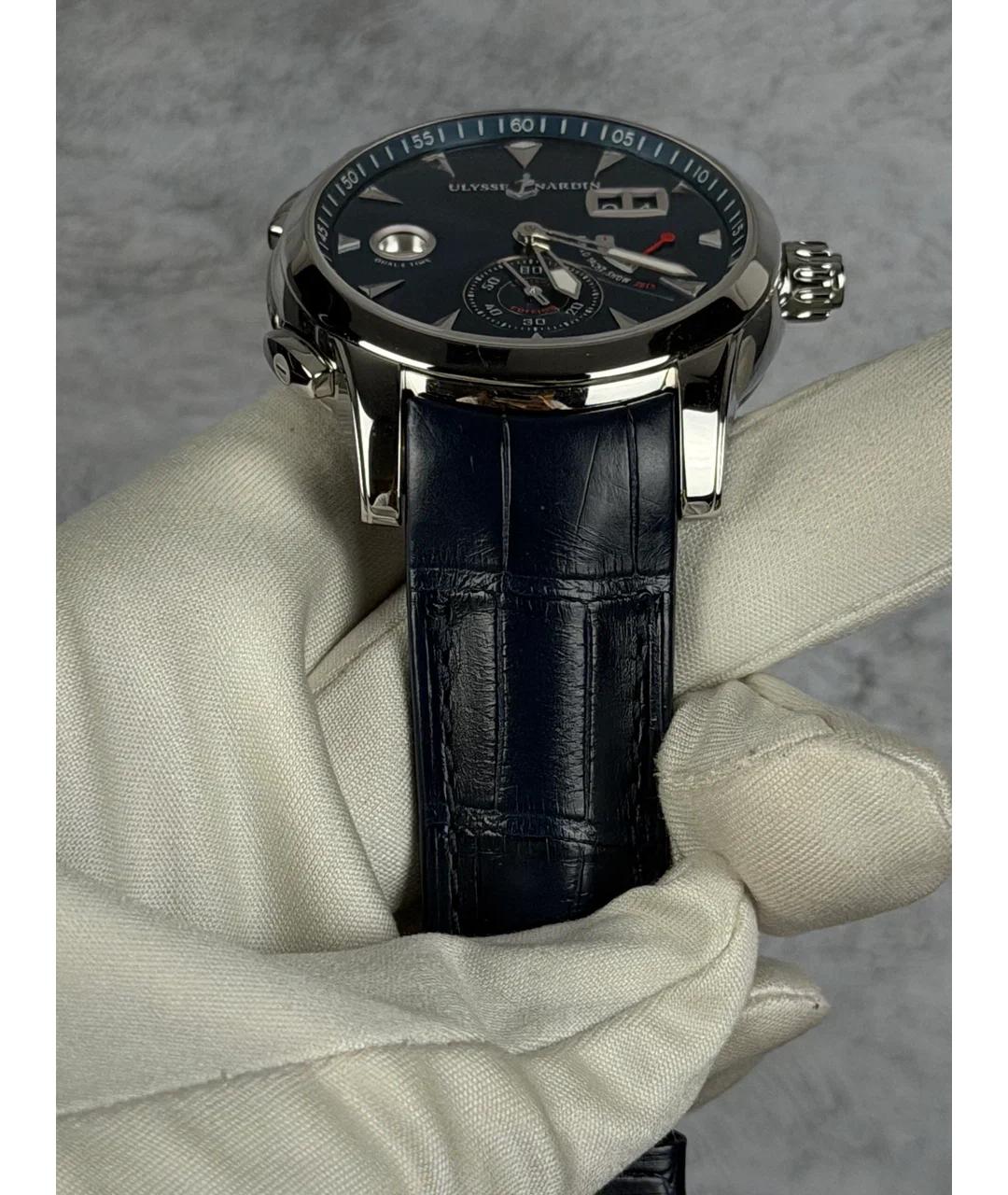 Ulysse Nardin Синие металлические часы, фото 4