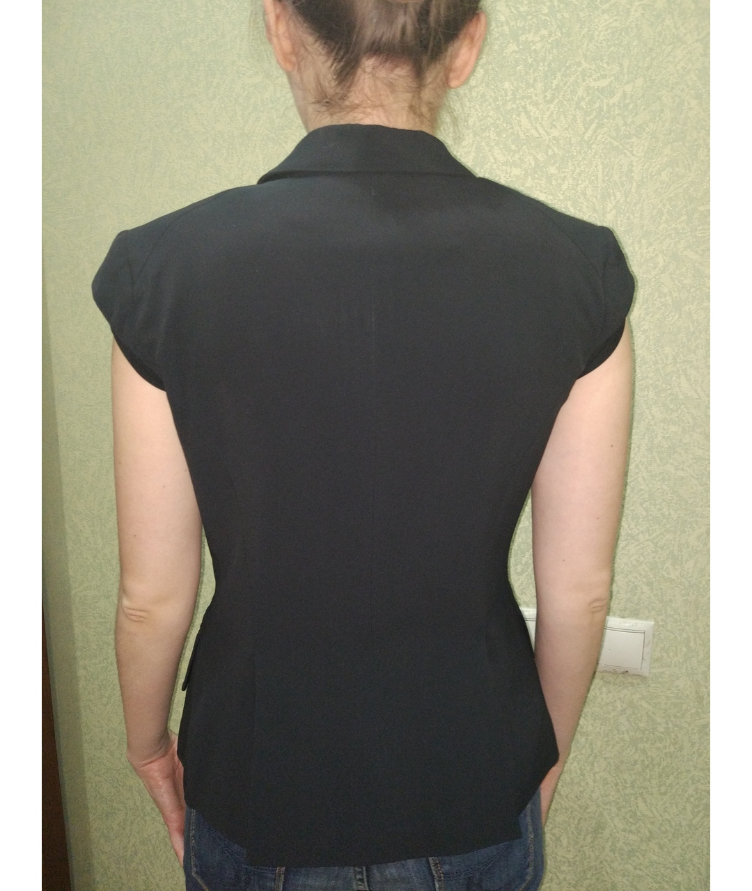 GIANFRANCO FERRE Черный хлопко-эластановый жакет/пиджак, фото 5