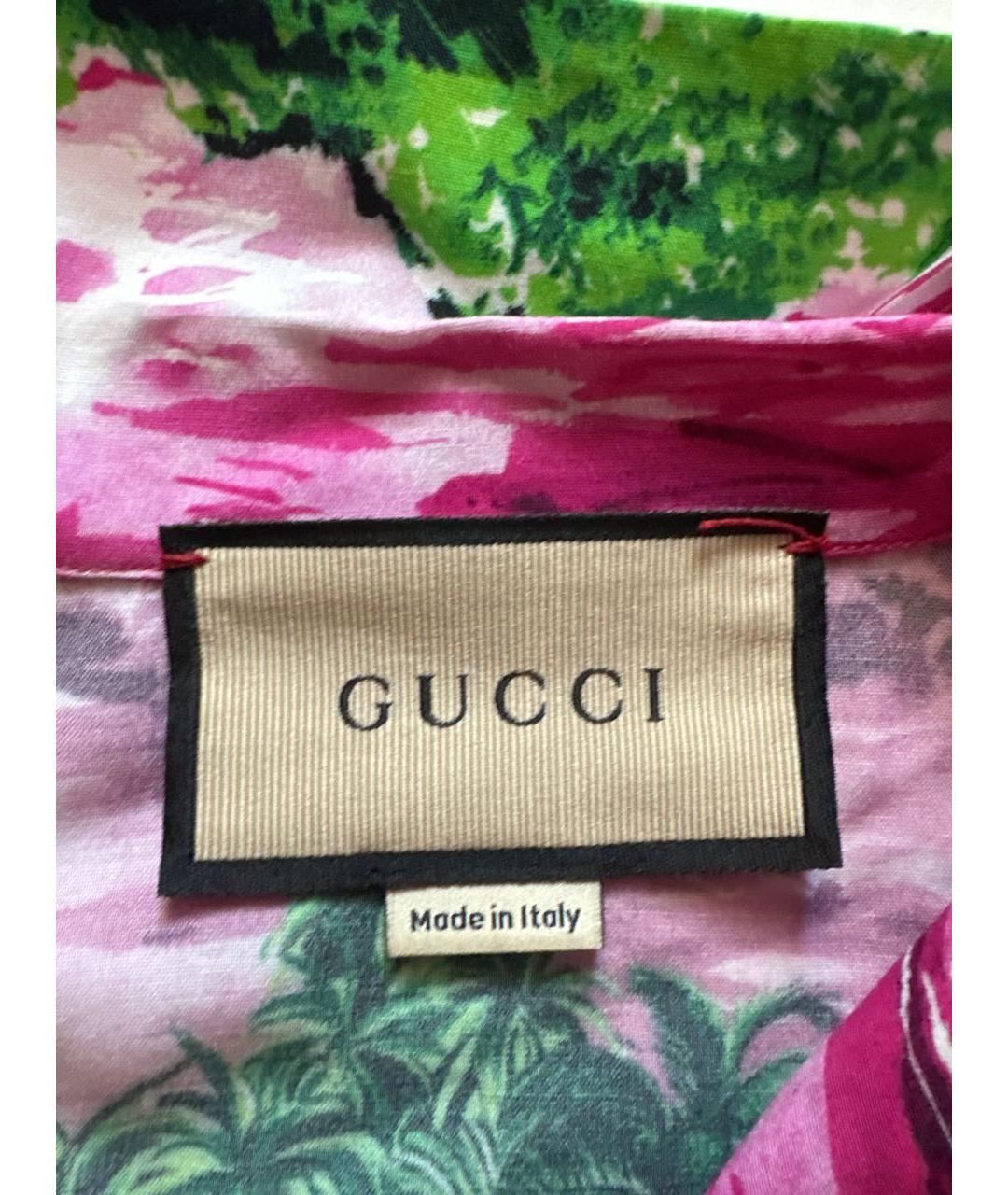 GUCCI Фуксия кэжуал рубашка, фото 3