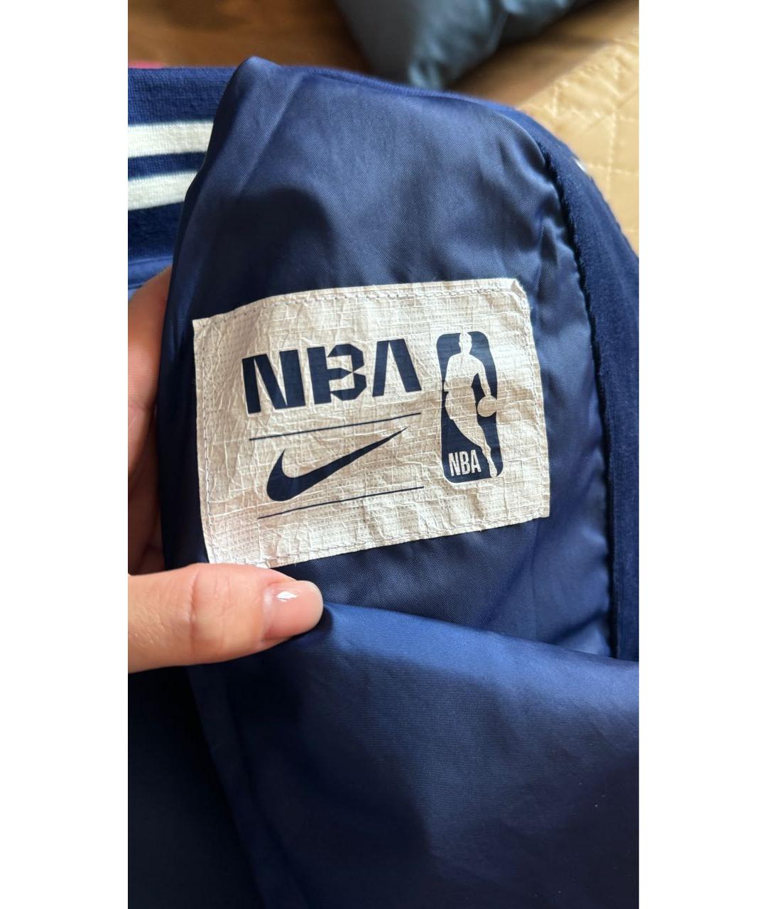 NIKE Темно-синяя хлопковая куртка, фото 4
