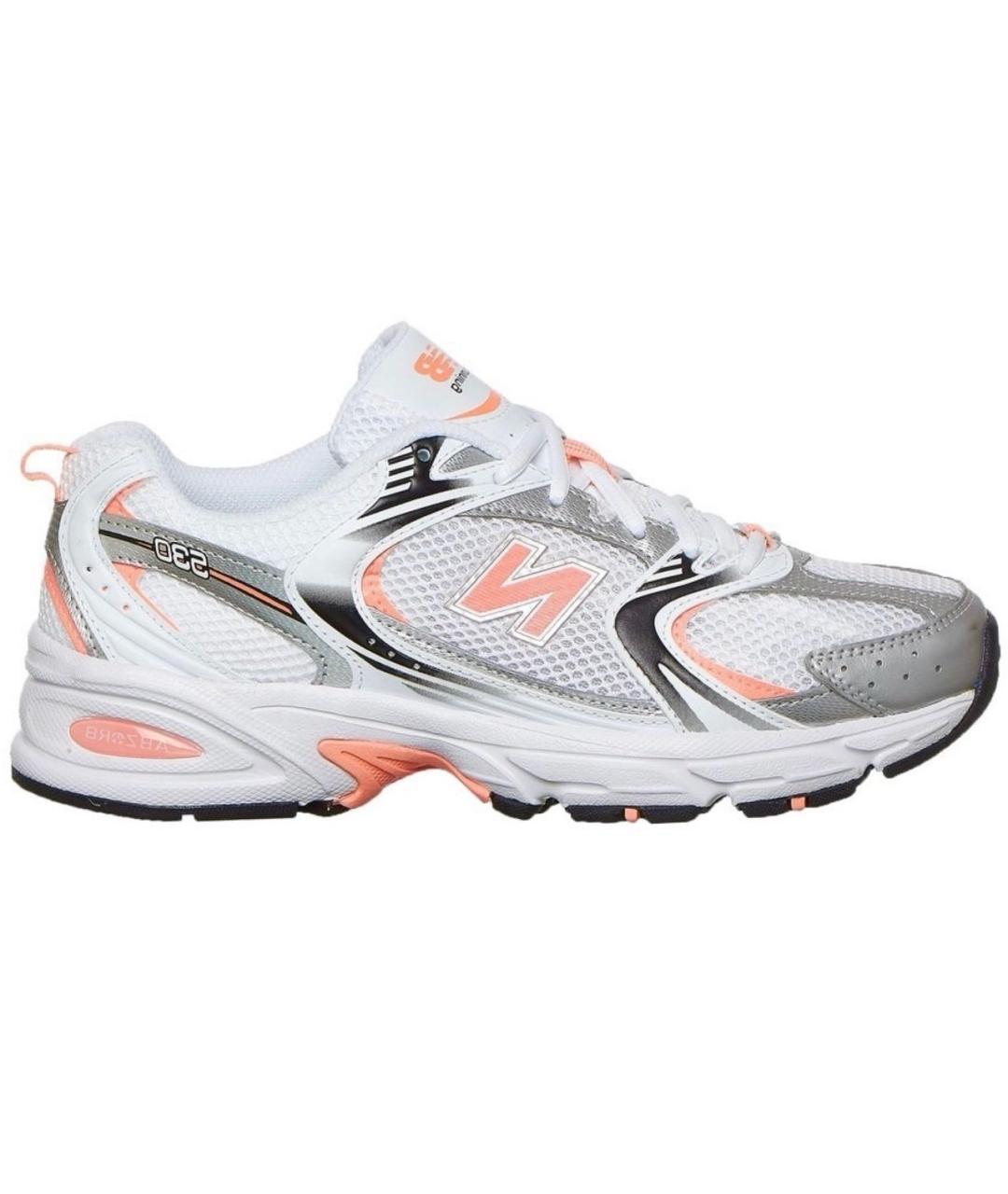 NEW BALANCE Белые текстильные кроссовки, фото 1