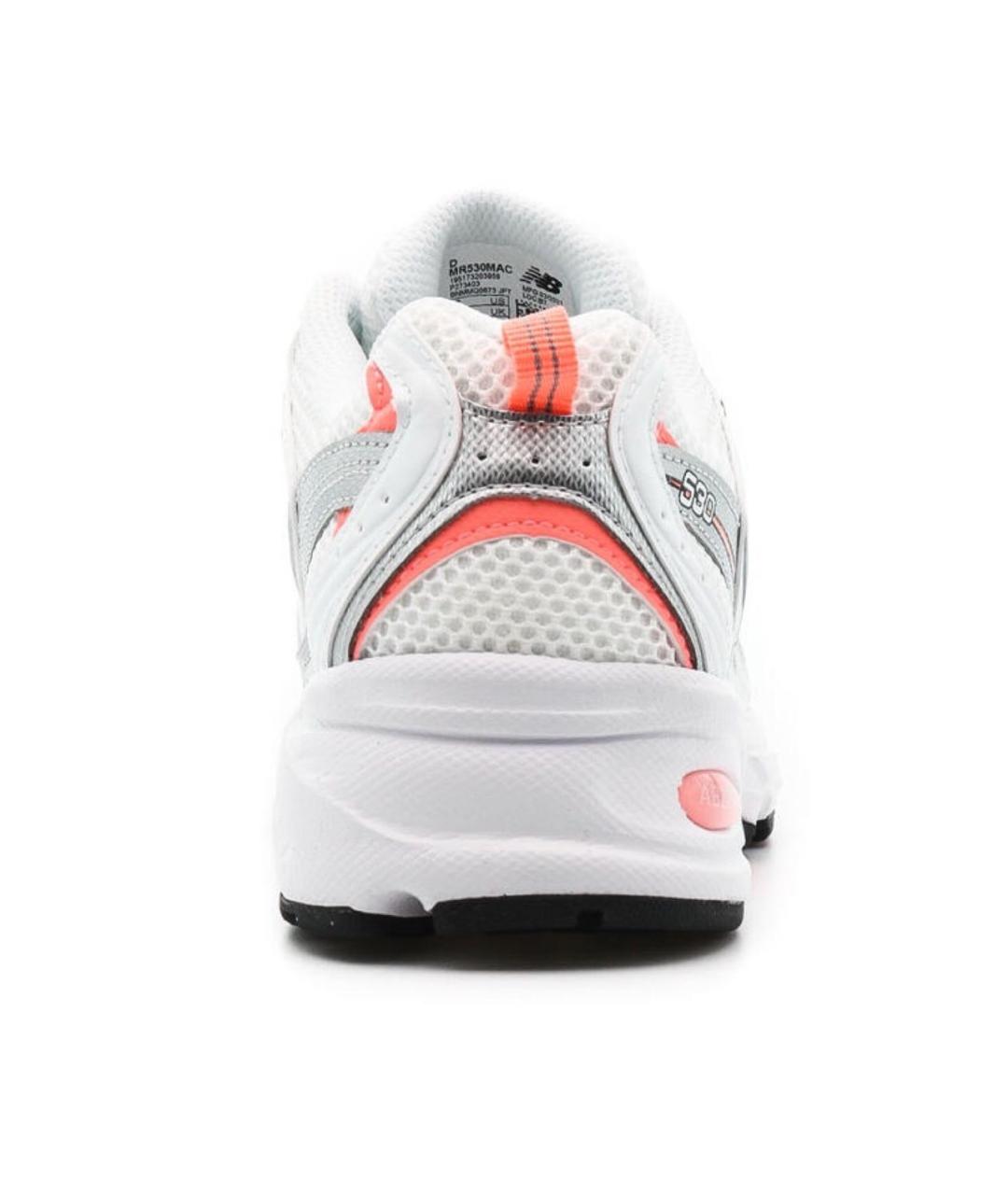 NEW BALANCE Белые текстильные кроссовки, фото 3
