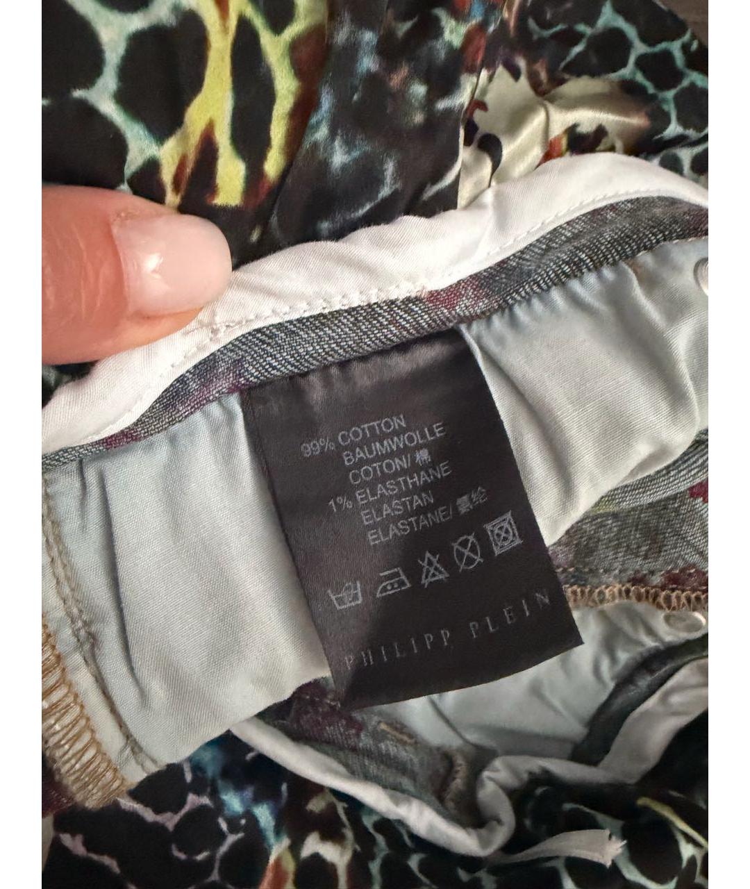 PHILIPP PLEIN Мульти деним комбинезон, фото 4