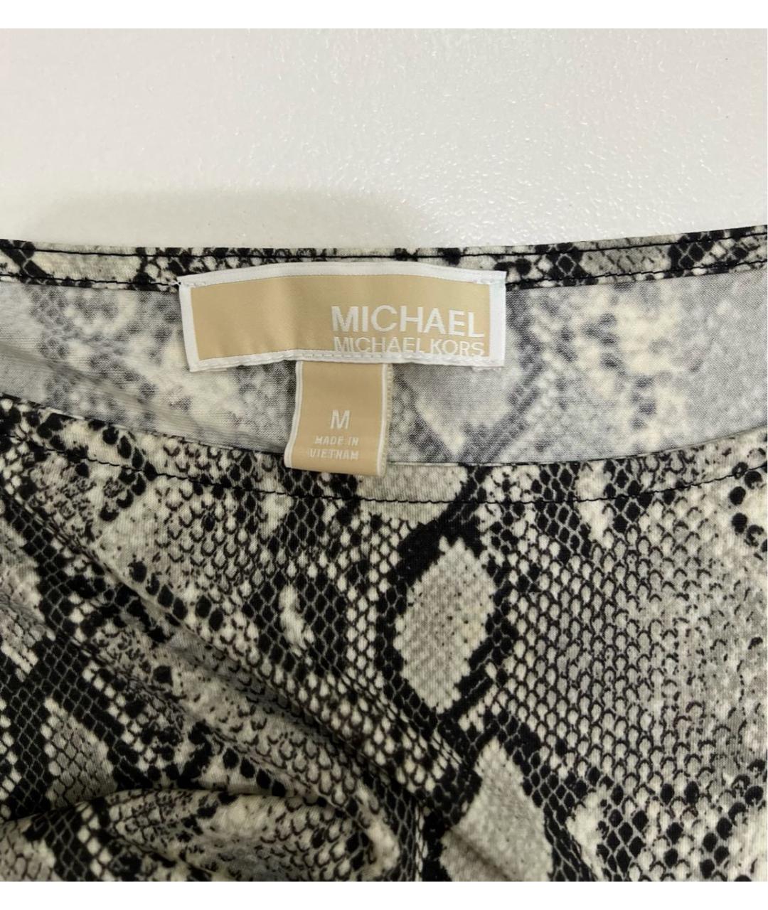 MICHAEL MICHAEL KORS Мульти полиэстеровое повседневное платье, фото 6
