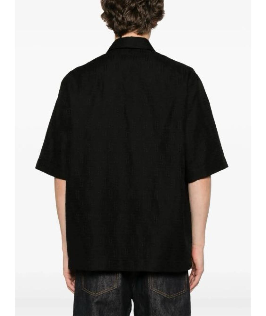 FENDI Черная льняная кэжуал рубашка, фото 6