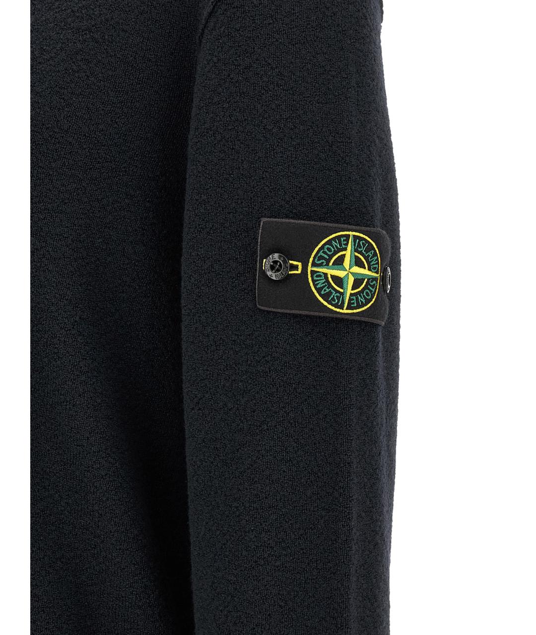 STONE ISLAND Синий шерстяной джемпер / свитер, фото 5